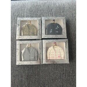 Taylor Swift 4 Cardigan Christmas Ornaments -TTPD, Fearless, Lover and Midnights